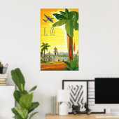Vintage Travel Poster, Los Angeles, Kalifornien Poster (Heimbüro)