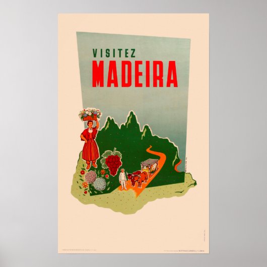 Vintage Travel Poster - Madeira (Vorne)