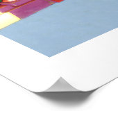 Vintage Travel Poster Mediterrane Ferien (Ecke)