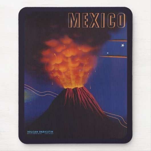Vintage Travel Poster - Mexiko ca. 1943 Mousepad (Vorne)