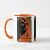 Vintage Travel Poster mit Sphinx, Ägypten, Afrika Tasse (Links)