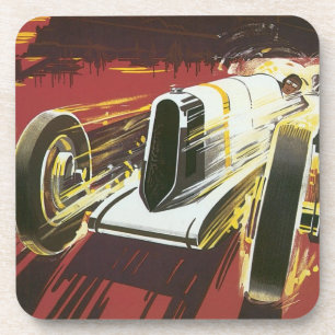 Vintage Travel Poster, Monaco Grand Prix Auto Race Untersetzer