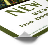 Vintage Travel Poster - Neuseeland Glacier (Ecke)