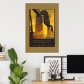 Vintage Travel Poster New York (Heimbüro)