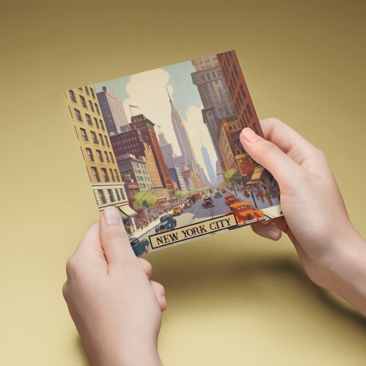 Vintage Travel Poster New York