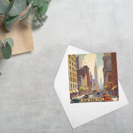 Vintage Travel Poster New York