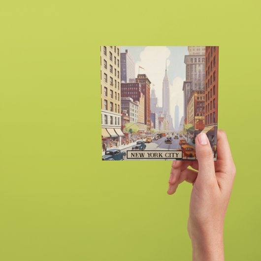 Vintage Travel Poster New York