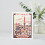 Vintage Travel Poster, Normandie Postkarte (Stehend Vorderseite)