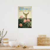 Vintage Travel Poster - North West Vereinigte Staa (Küche)
