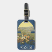 Vintage Travel Poster of Assisi, Italien Gepäckanhänger (Vorderseite vertikal)