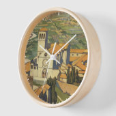 Vintage Travel Poster of Assisi, Italien Uhr (Winkel)