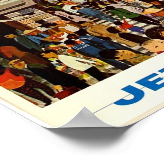 Vintage Travel Poster Orient (Ecke)