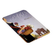 Vintage Travel Poster, Paris Via Constellation Magnet (Rechte Seite)