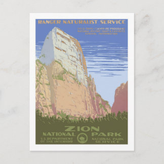 Vintage Travel Poster Postkarte