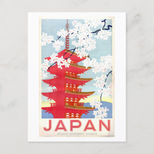Vintage Travel Poster Postkarte