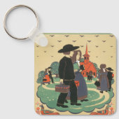 Vintage Travel Poster Promoting Pennsylvania Schlüsselanhänger (Vorderseite)