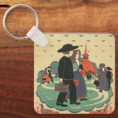 Vintage Travel Poster Promoting Pennsylvania Schlüsselanhänger (Vorderseite)