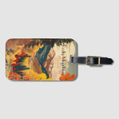 Vintage Travel Poster Rocky Mountains Gepäckanhänger (Vorderseite (Horizontal))