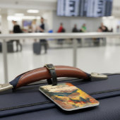 Vintage Travel Poster Rocky Mountains Gepäckanhänger