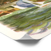 Vintage Travel Poster San Francisco Bay Fährschiff (Ecke)