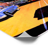 Vintage Travel Poster San Francisco Cable Car (Ecke)