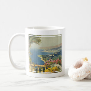 Vintage Travel Poster San Remo Von der Terrasse Kaffeetasse