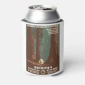 Vintage Travel Poster Sequoia Nationalpark Camp Dosenkühler (Kanne Rückseite)