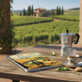 Vintage Travel Poster Toskana, benutzerdefinierbar Notizblock