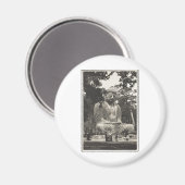 Vintage Travel Poster und Retro Prints Magnet (Vorderseite/Rückseite)