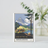 Vintage Travel Poster und Retro Prints Postkarte (Stehend Vorderseite)