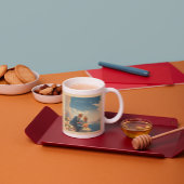 Vintage Travel Poster, Valentine personalisierbar Kaffeetasse