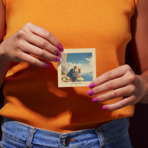 Vintage Travel Poster, Valentine personalisierbar Magnetkarte