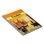 Vintage Travel Poster Venedig, Italien Notizblock (Rechte Seite)
