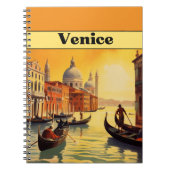 Vintage Travel Poster Venedig, Italien Notizblock (Vorderseite)