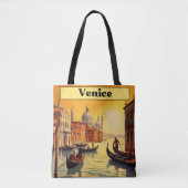 Vintage Travel Poster Venedig, Italien Tasche (Vorderseite)