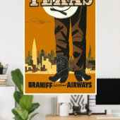 Vintage Travel Poster - Vereinigte Staaten (Heimbüro)