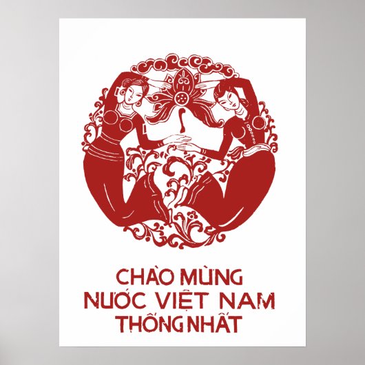 Vintage Travel Poster - Vietnam (Vorne)