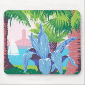 Vintage Travel Poster Werbung Puerto Rico 2 Mousepad (Vorne)