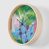 Vintage Travel Poster Werbung Puerto Rico 2 Uhr (Winkel)