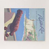 Vintage Travel Poster Werbung Puerto Rico Puzzle (Horizontal)