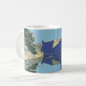 Vintage Travel Poster zeigt Fort Marion Kaffeetasse (Vorderseite Links)