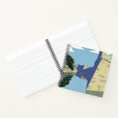 Vintage Travel Poster zeigt Fort Marion Notizblock (Innenseite)