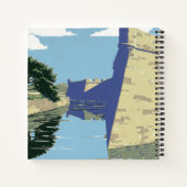 Vintage Travel Poster zeigt Fort Marion Notizblock (Rückseite)