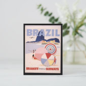 Vintage Travel Postkarte (Stehend Vorderseite)