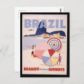 Vintage Travel Postkarte (Vorne/Hinten)