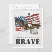 Vintage Travel Postkarte | USA (Vorne/Hinten)