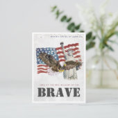 Vintage Travel Postkarte | USA (Stehend Vorderseite)