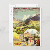 Vintage Travel Postkarten (Vorne/Hinten)