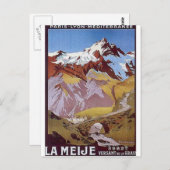 Vintage Travel Postkarten (Vorne/Hinten)