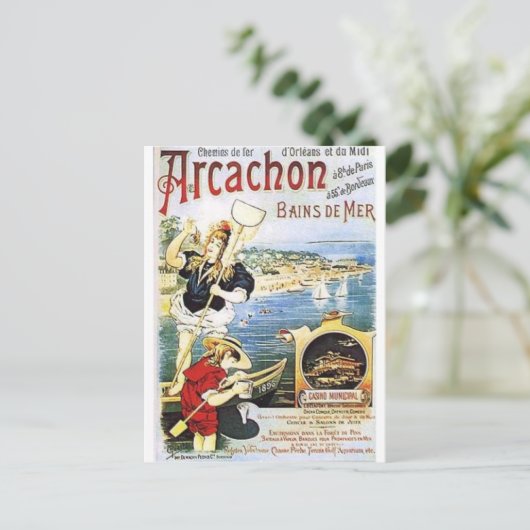 Vintage Travel Postkarten (Stehend Vorderseite)